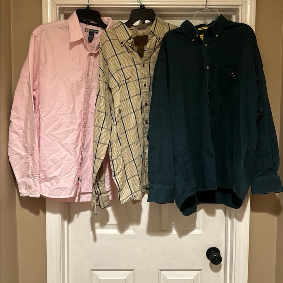 Duck Head Shirts(Three Men’s Size Large Button Down Shirt Lot) - Picture 1 of 12
